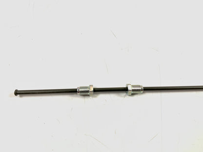 AGS PAE-360 PVF Coated Steel Brake Line: 60'' Long, 3/16'' Dia, M10-1.0mm Thread