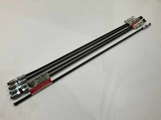 (5) AGS PAJ-320 PVF Coated Steel Brake Line: 20'' Long, 3/16'' Diameter, Universal