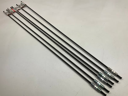 (5) AGS PAJ-330 PVF Coated Steel Brake Line, 30'' Long, 3/16'' Diameter, Universal