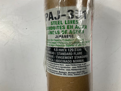 (5) AGS PAJ-351 Brake Lines - 3/16'' (5mm) X 51'', Japanese, M10 X 1mm Threads