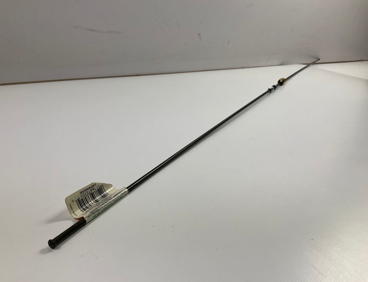 AGS PAJ351 PVF Coated Steel Brake Line: 51'' Long, 3/16'' Diameter, M10-1.0 Thread
