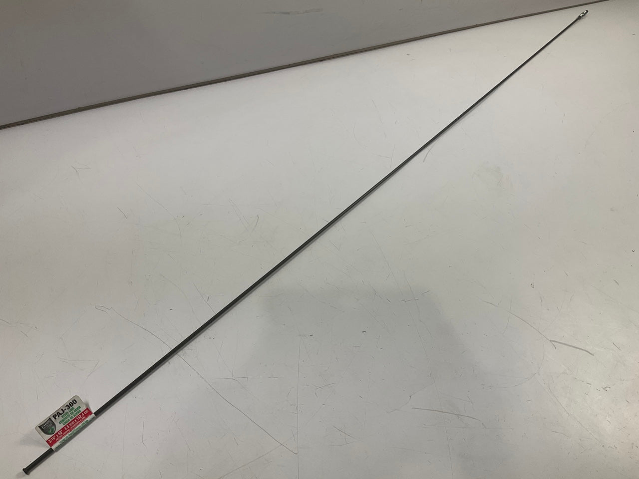 AGS PAJ-360 PVF Coated Steel Brake Line, 60'' Long, 3/16'' Dia, M10-1.0mm Thread