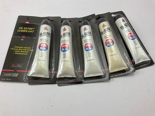 (5) AGS SG-2 Sil-Glyde Multi-Purpose All-Weather Lubricating Compound 1.5 Oz