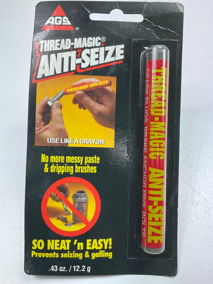 AGS TMK-1 Thread-Magic Anti-Seize, Stick, .43 Oz, Card