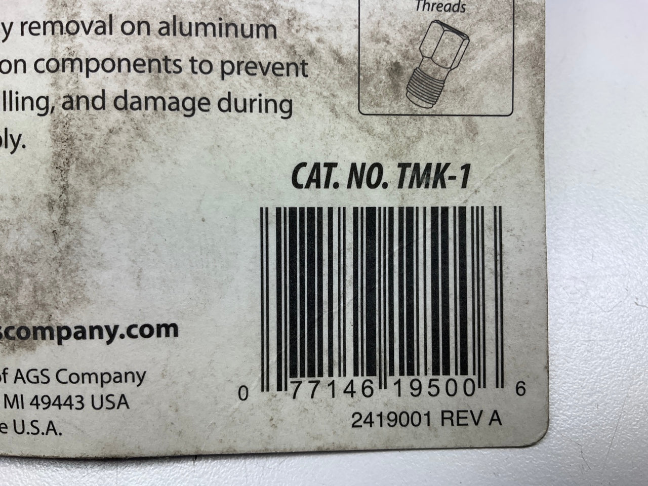 AGS TMK-1 Thread-Magic Anti-Seize, Stick, .43 Oz, Card