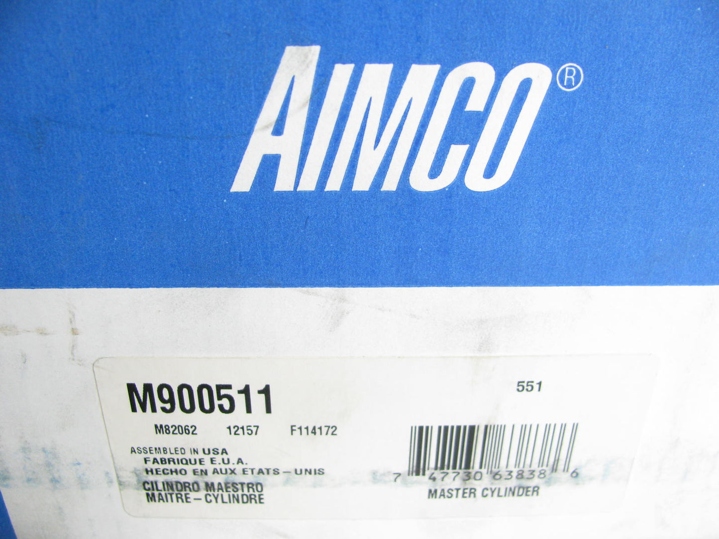 Aimco M900511 Brake Master Cylinder