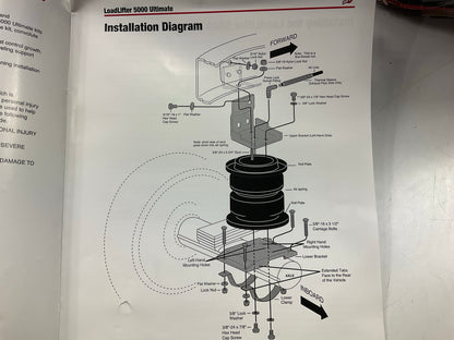 Air Lift 88131 LoadLifter 5000 Ultimate Helper Air Spring Kit