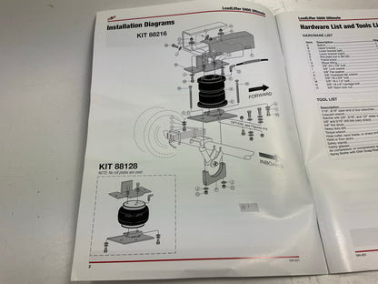 Air Lift 88216 LoadLifter 5000 Ultimate Air Spring Bag Load Helper Kit