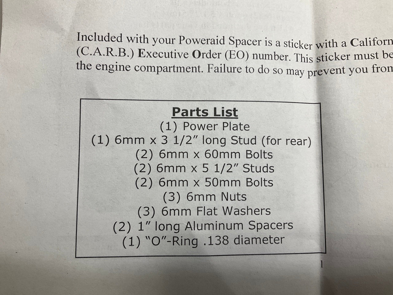 Airaid 200-580 PowerAid RED Throttle Body Spacer - 1996-2004 Chevy GMC 4.3L-V6