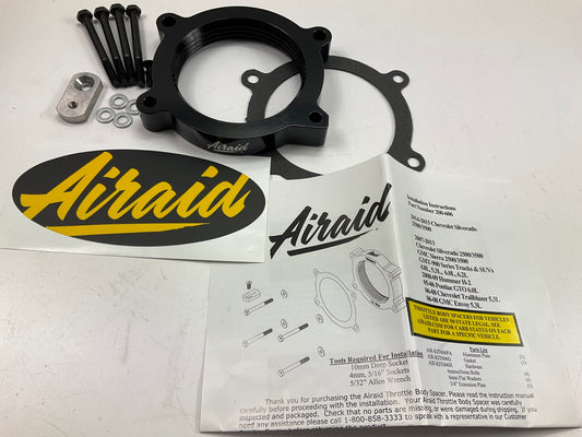 Airaid 200-606 Throttle Body Spacer - 2007-2015 GMC Sierra 2500 3500 HD 6.0L V8