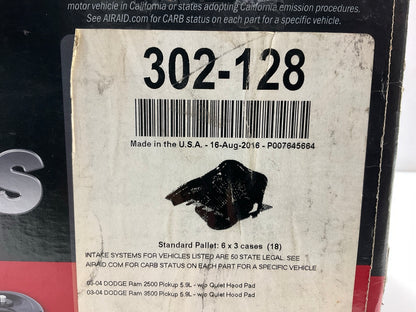 Airaid 302-128 Cold Air Intake System For 2003-04 Dodge Ram 2500 CUMMINS DIESEL