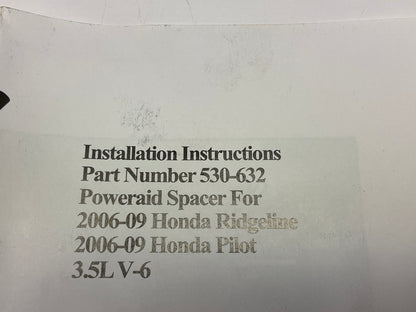 Airaid 530-632 Performance Throttle Body Spacer For 2006-2009 Honda Pilot