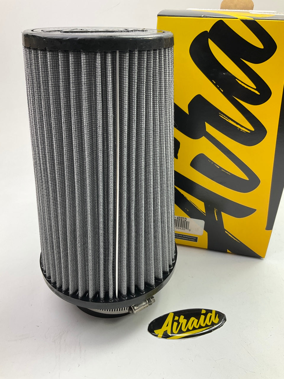 Airaid 700-420TD Track Day Tapered Conical Air Filter - 3-1/2'' Flange, 9'' Tall