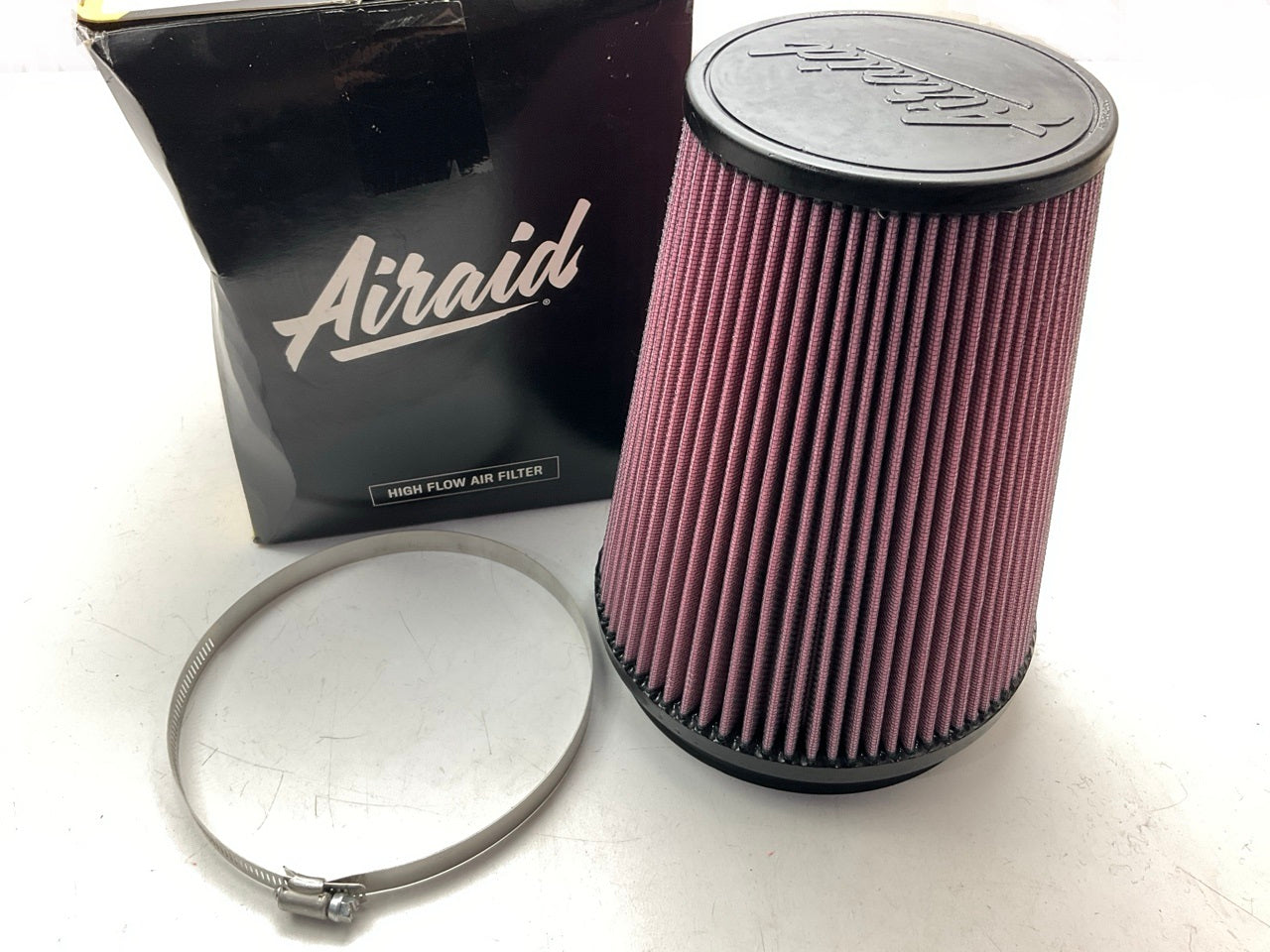 Airaid 700-469 Performance High Flow Large Cone Air Filter - 6'' Inlet, 9'' Tall
