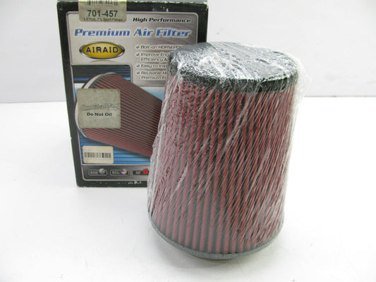 AIRAID Washable High Flow Cold Air Intake CAI Air Filter 7'' Tall Cone 3.5'' Inlet