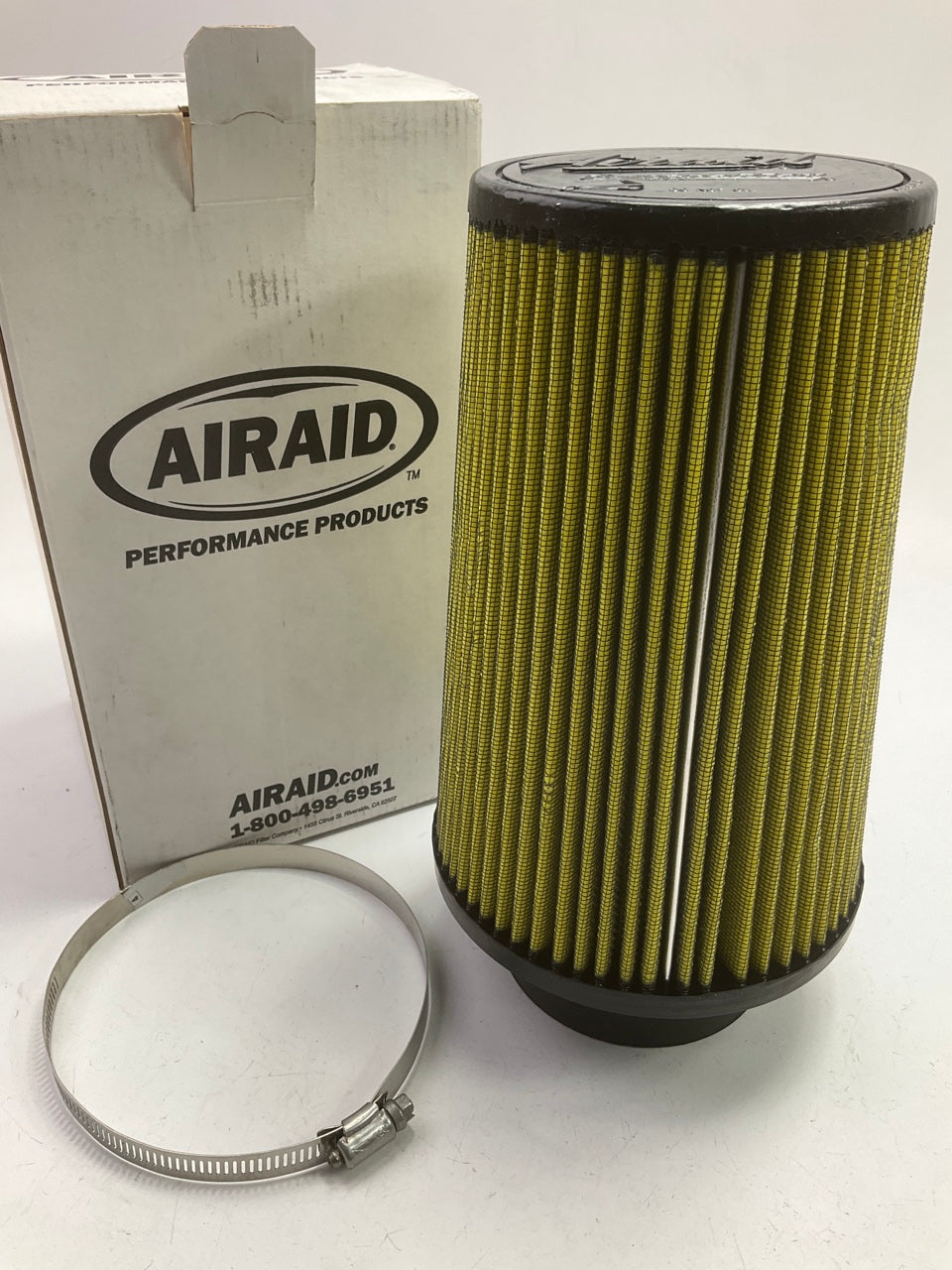 Airaid 705-420 Large Performance High Flow Air Filter - 3.5'' Inlet, 9'' Tall