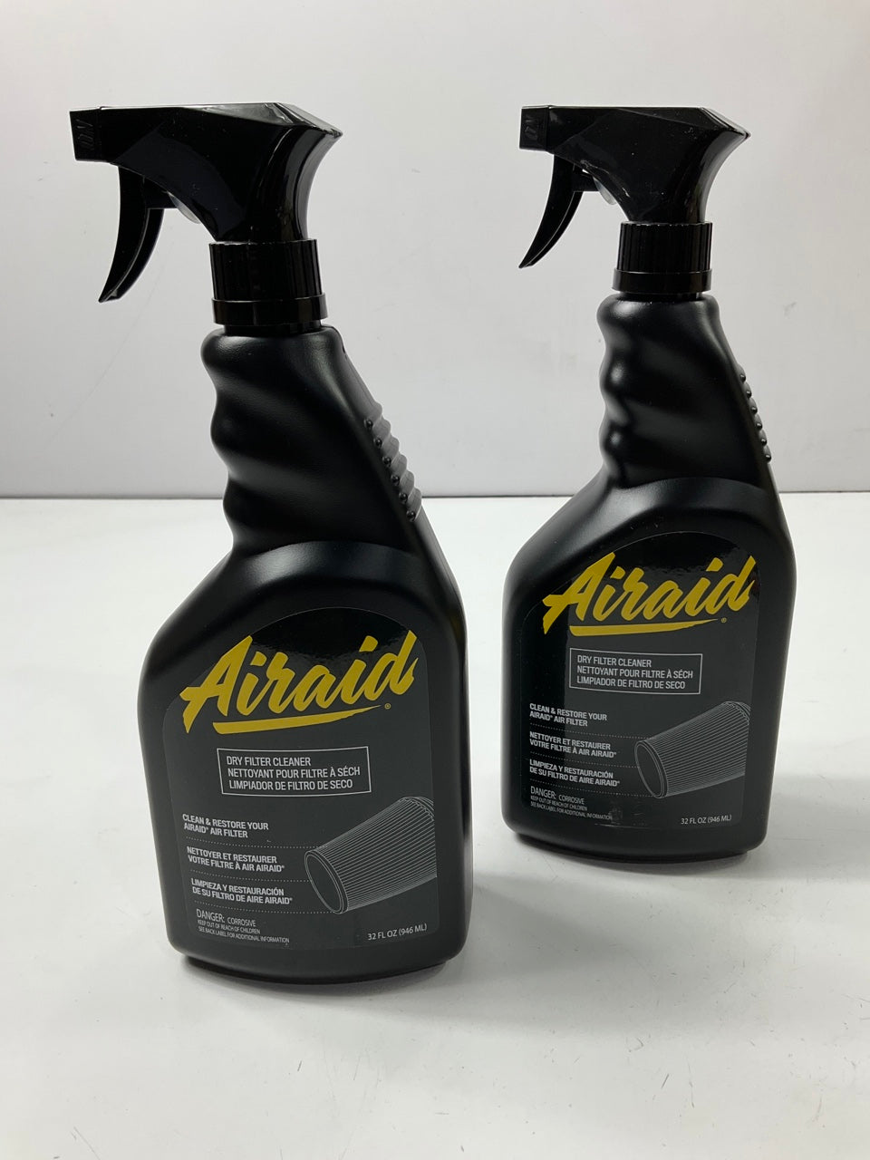 (2) Airaid 790-553 Air Filter SYNTHAMAX Dry Air Filter Cleaning Solution 32oz