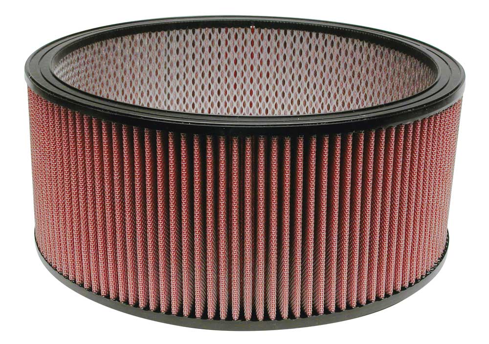Airaid 801-374 WASHABLE Performance High Flow 14'' Round Air Filter 6'' Height