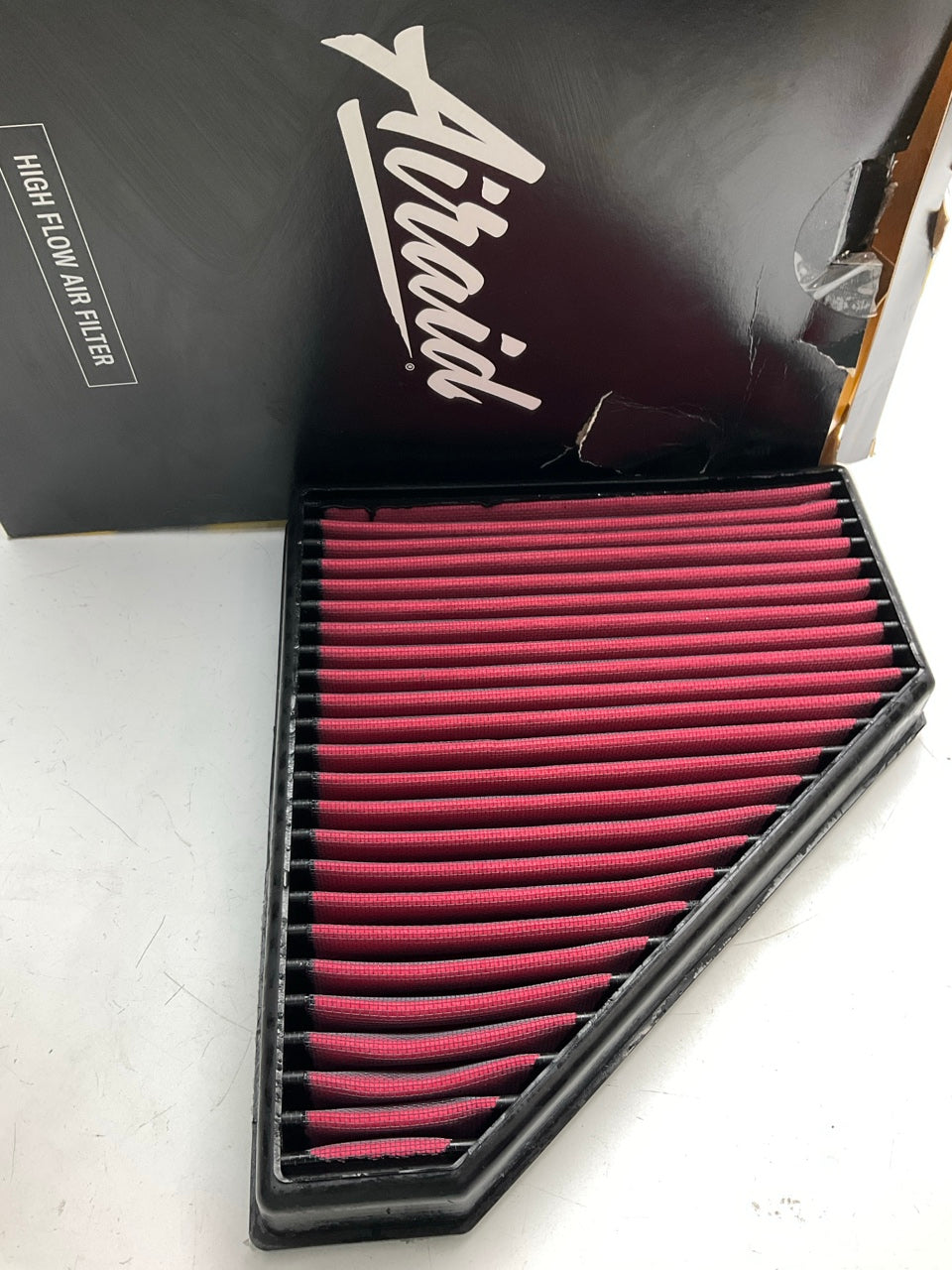 Airaid 851-496 Direct-Fit Replacement High Flow Air Filter, DRY,  Washable