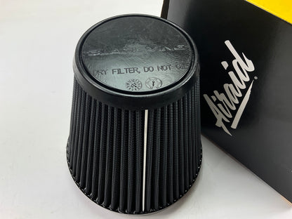 Airaid 997-494-BLK Dry High Flow Performance Air Filter - 6'' ID Inlet, 8'' Tall