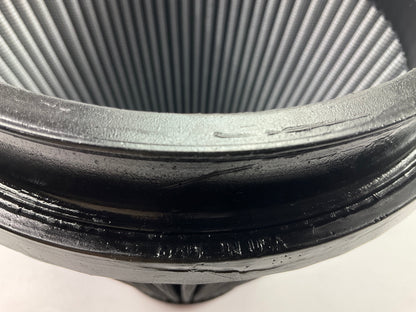 Airaid 997-494-BLK Dry High Flow Performance Air Filter - 6'' ID Inlet, 8'' Tall