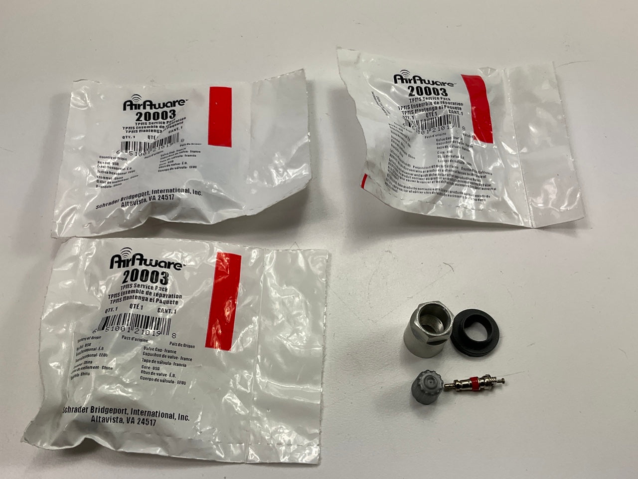 (4) Airaware 20003 TPMS Tire Pressure Monitor Sensor Service Kit