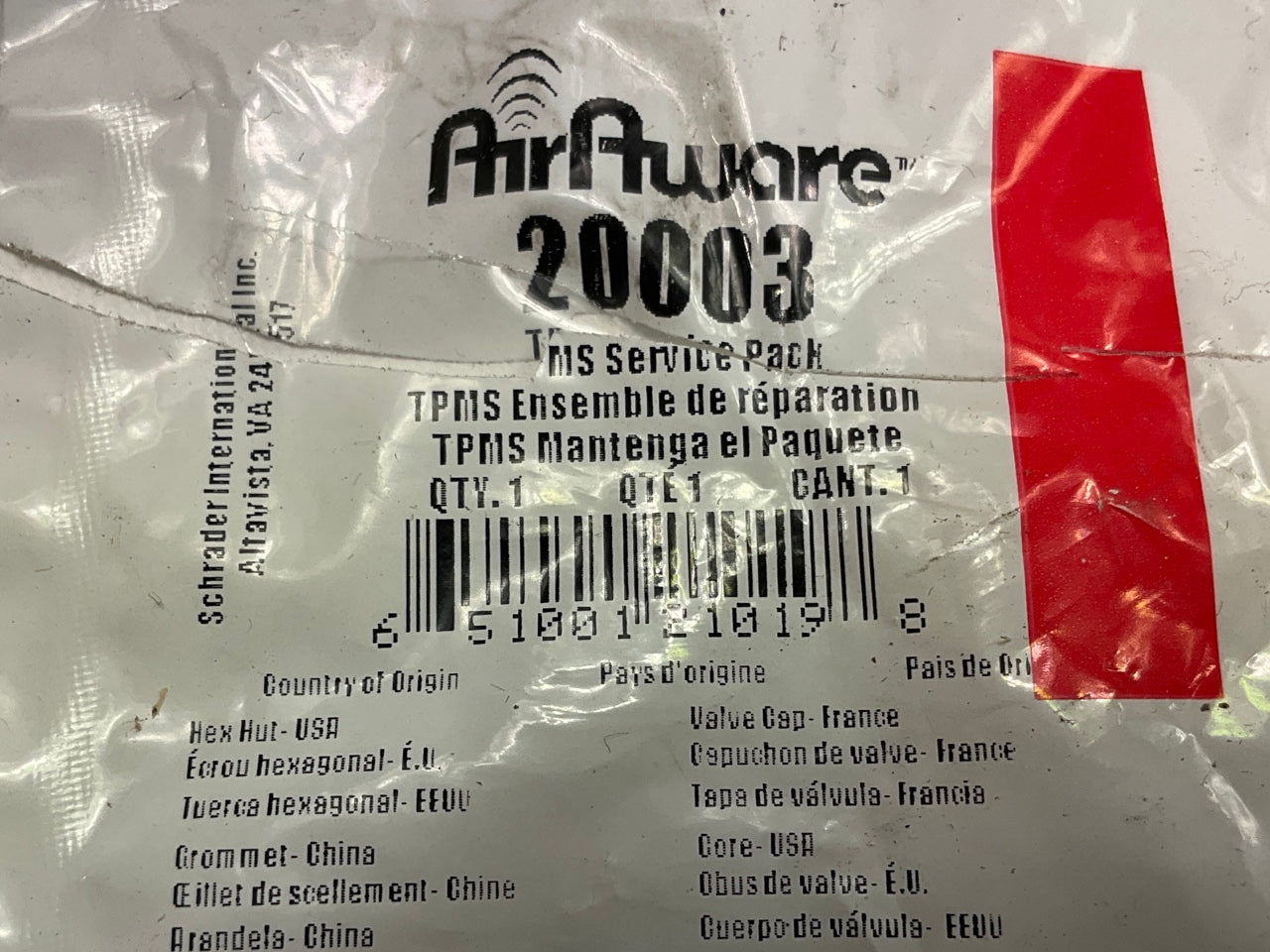 Airaware 20003 TPMS Tire Pressure Monitor Sensor Service Kit
