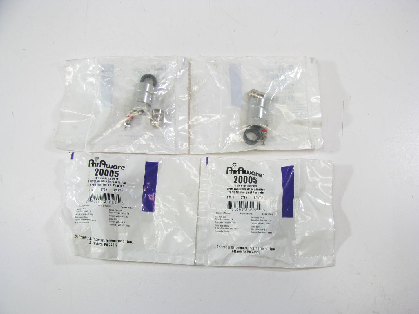 (4) Airaware 20005 TPMS Tire Pressure Monitor Sensor Service Kit