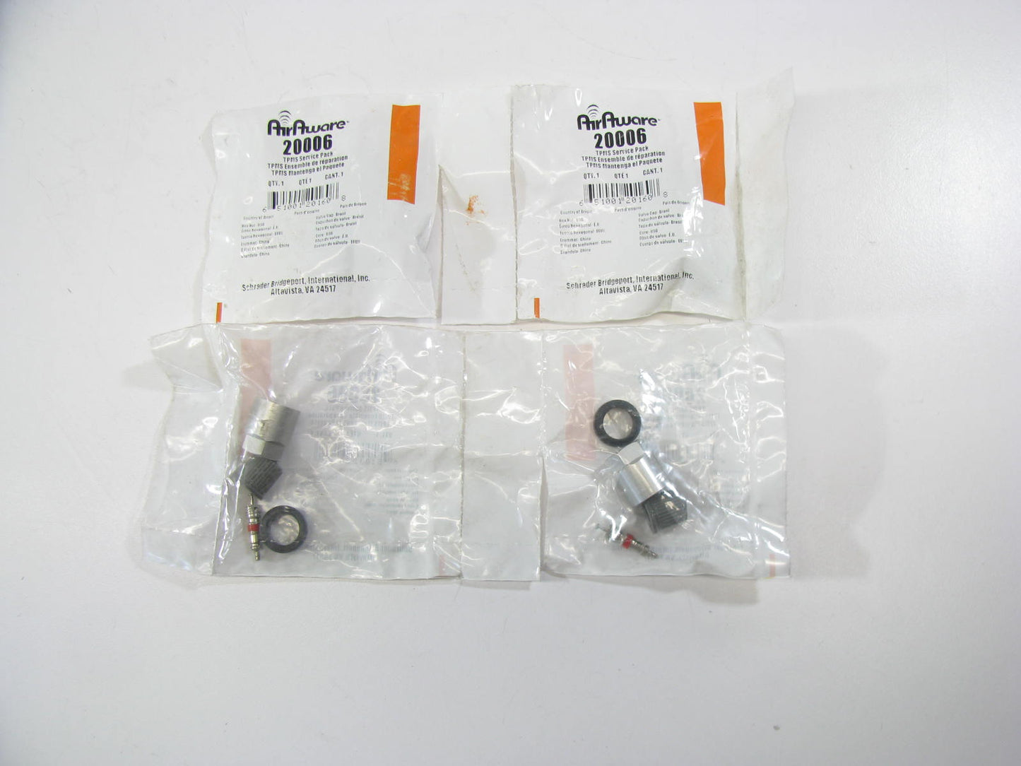 (4) Airaware 20006 TPMS Tire Pressure Monitor Sensor Service Kit