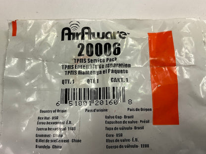 Airaware 20006 TPMS Tire Pressure Monitor Sensor Service Kit