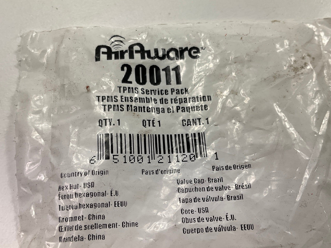 (4) Airaware 20011 TPMS Tire Pressure Monitor Sensor Service Kit