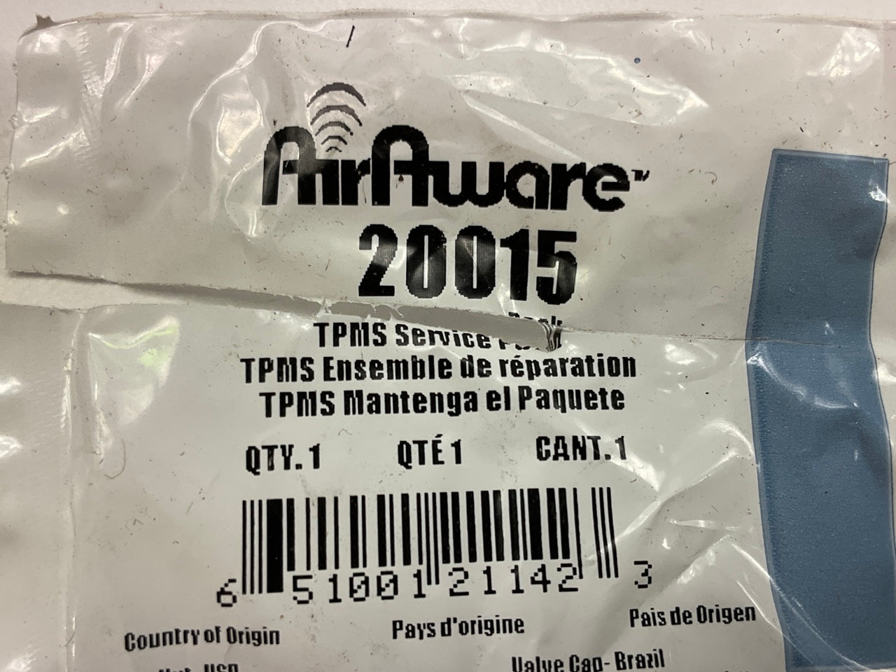 (4) AirAware 20015 Tire Pressure Monitoring System (TPMS) Sensor Service Kits