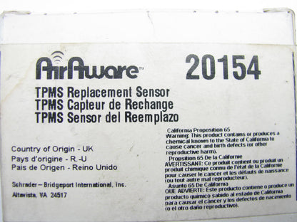 Airaware 20154 TPMS Tire Pressure Monitor Sensor