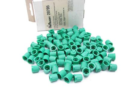 (100) Airaware 20795 TPMS Green Plastic Seal Valve Caps - 1 Pack Of 100