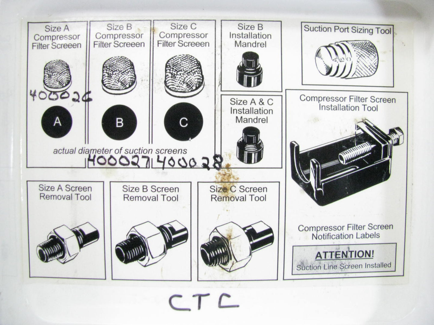 Airsept Air Conditioner AC Compressor Manifold Guard 12 Screen Kit 69050