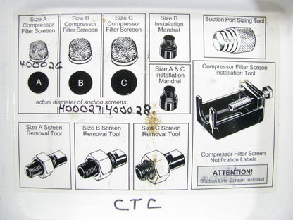 Airsept Air Conditioner AC Compressor Manifold Guard 12 Screen Kit 69050
