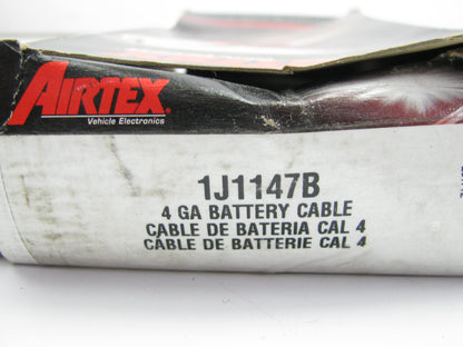 Airtex 1J1147B Black Top Post Battery Cable W/ Splice - 4 Gauge, 28-1/2'' Long