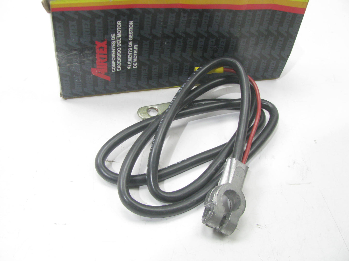 Airtex 1J1162B Black Top Post Battery Cable, 4 Gauge 50'' Long