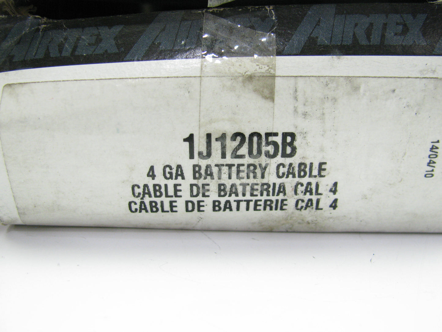 Airtex 1J1205B Side Post Black Battery Cable W/ Splice - 4 Gauge, 21-1/8 Long