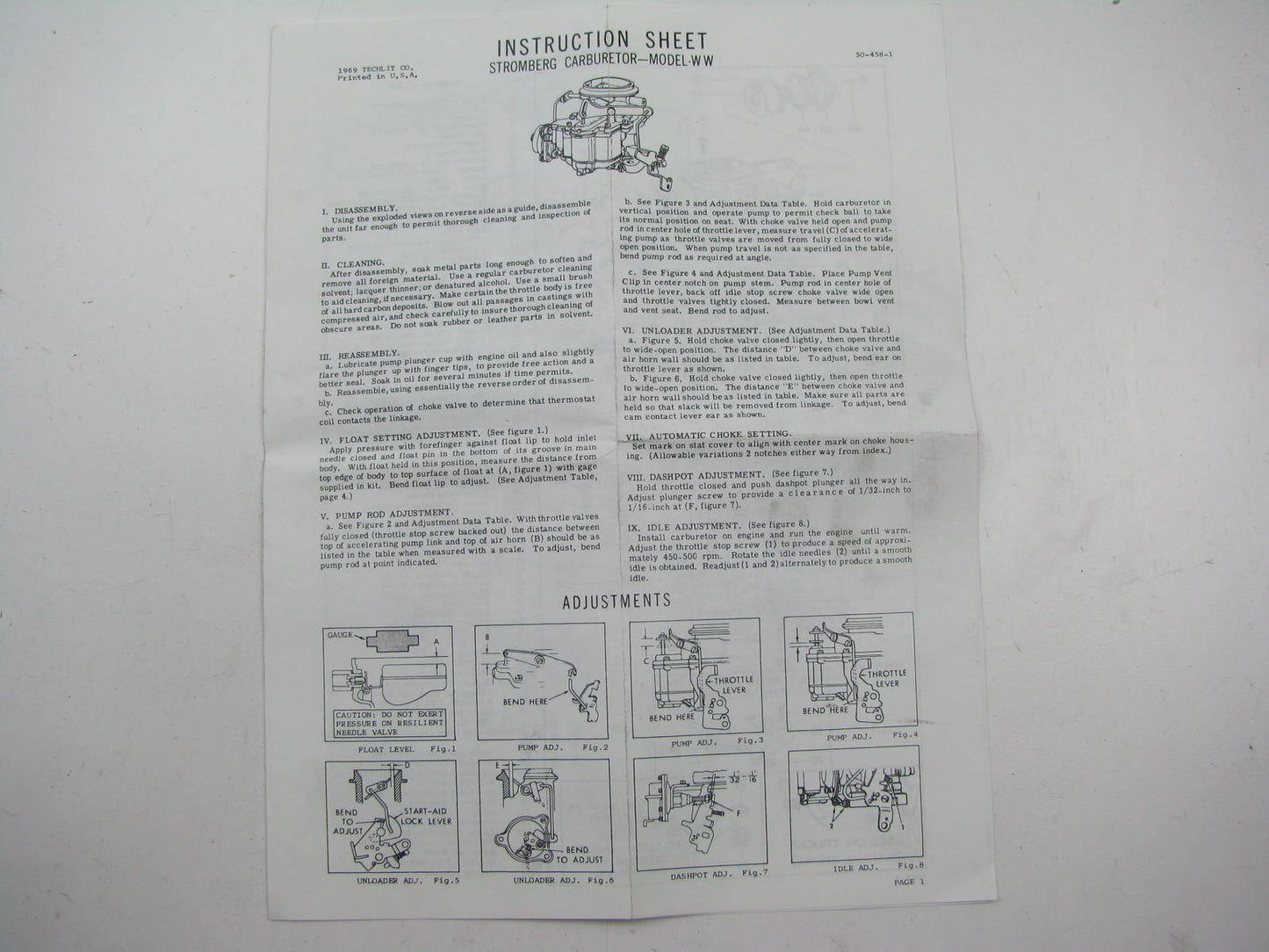 Airtex 2G1137 Carburetor Rebuild Kit For 1953-1963 GMC Studebaker Stromberg WW