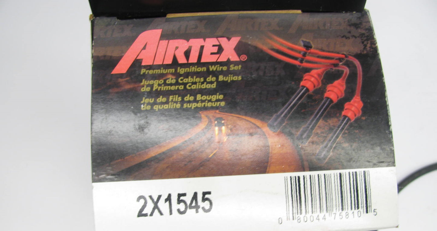 Airtex 2X1545 Ignition Spark Plug Wire Set For 1993-1996 Nissan Altima 2.4L-L4