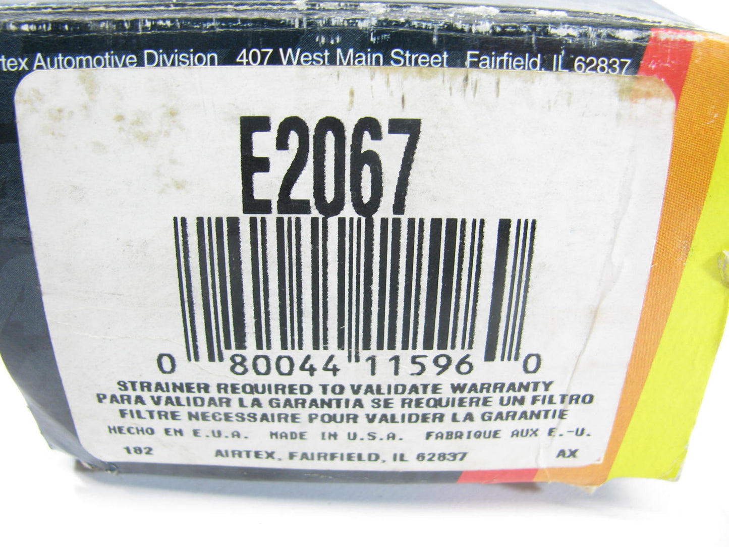 Airtex E2067 Electric Fuel Pump For 1993-1998 Mercury Villager & Quest