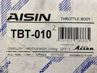 Aisin TBT-010 Throttle Body - 2004-2006 Toyota Camry, 2004-2007 Highlander 2.4L