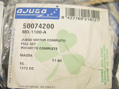 Ajusa 50074200 Full Engine Rebuild Gasket Set - 1976-1977 Mazda Mizer, 1977 GLC