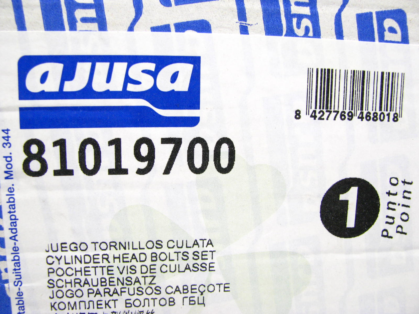 Engine Cylinder Head Bolt Set- Ajusa 81019700 For 92-96 VW I5 Diesel