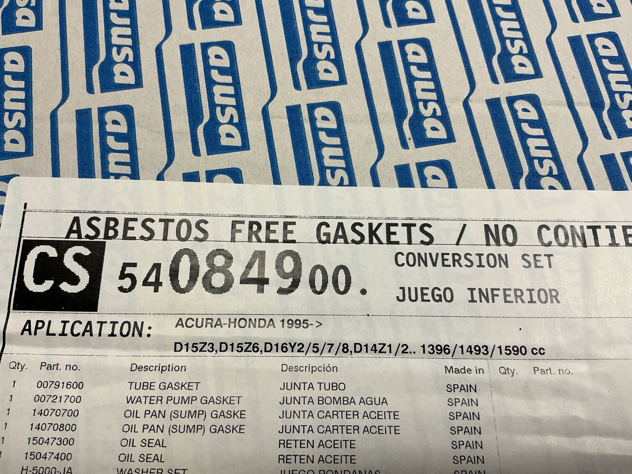 Ajusa CS54084900 Conversion (Lower) Gasket Set For 1995-00 Honda Civic 1.5L 1.6L
