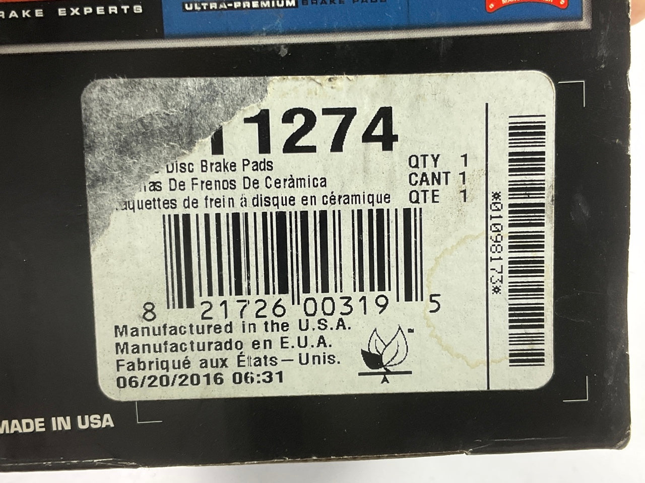 Akebono ACT1274 ProACT Ultra-Premium Ceramic Brake Pads - REAR