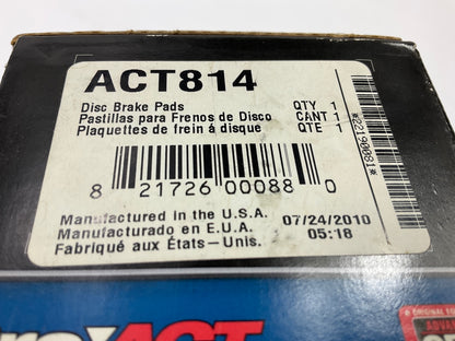 Akebono ACT814 REAR ProACT Ultra Premium Ceramic Disc Brake Pads