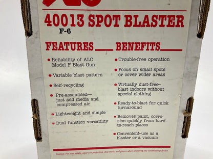 ALC 40013 Sandblaster Spot Blaster, Siphon Feed, 80-125 PSI
