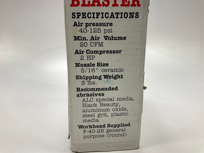 ALC 40013 Sandblaster Spot Blaster, Siphon Feed, 80-125 PSI